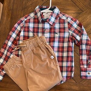 Tommy Bahama Boys Shirt & Pants Set
